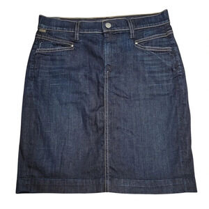 CITIZENS OF HUMANITY by Jerome Dahan Women's Darkwash Denim Skirt Size 27